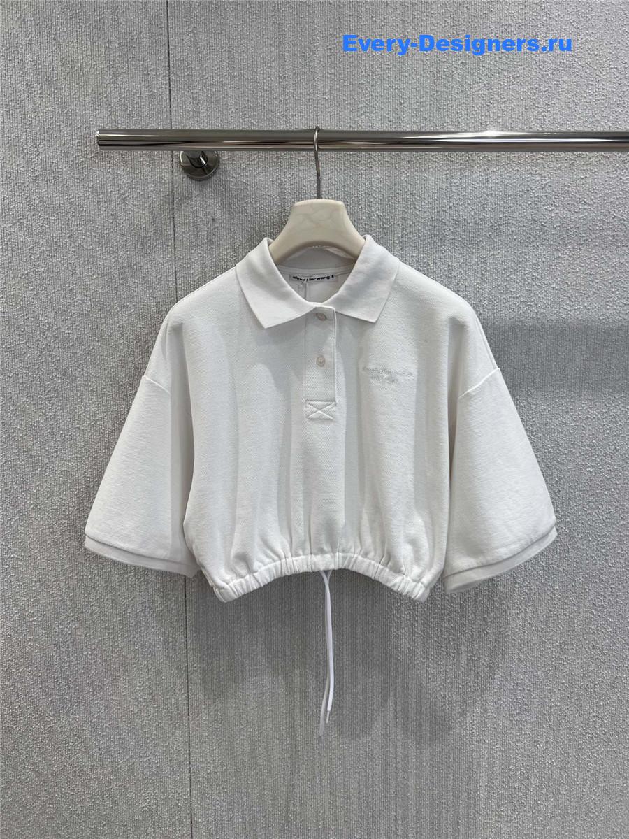 A1exa*der wang grey piqué set