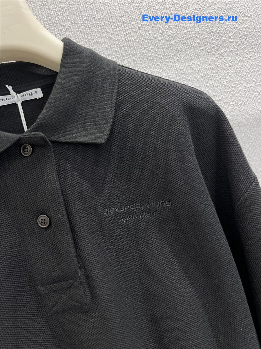 A1exa*der wang black piqué set