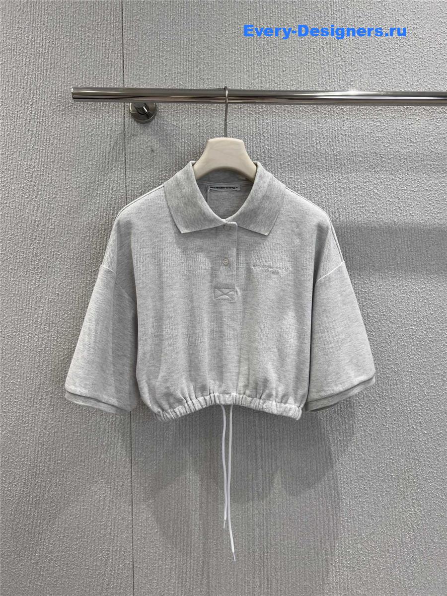 A1exa*der wang gray piqué set