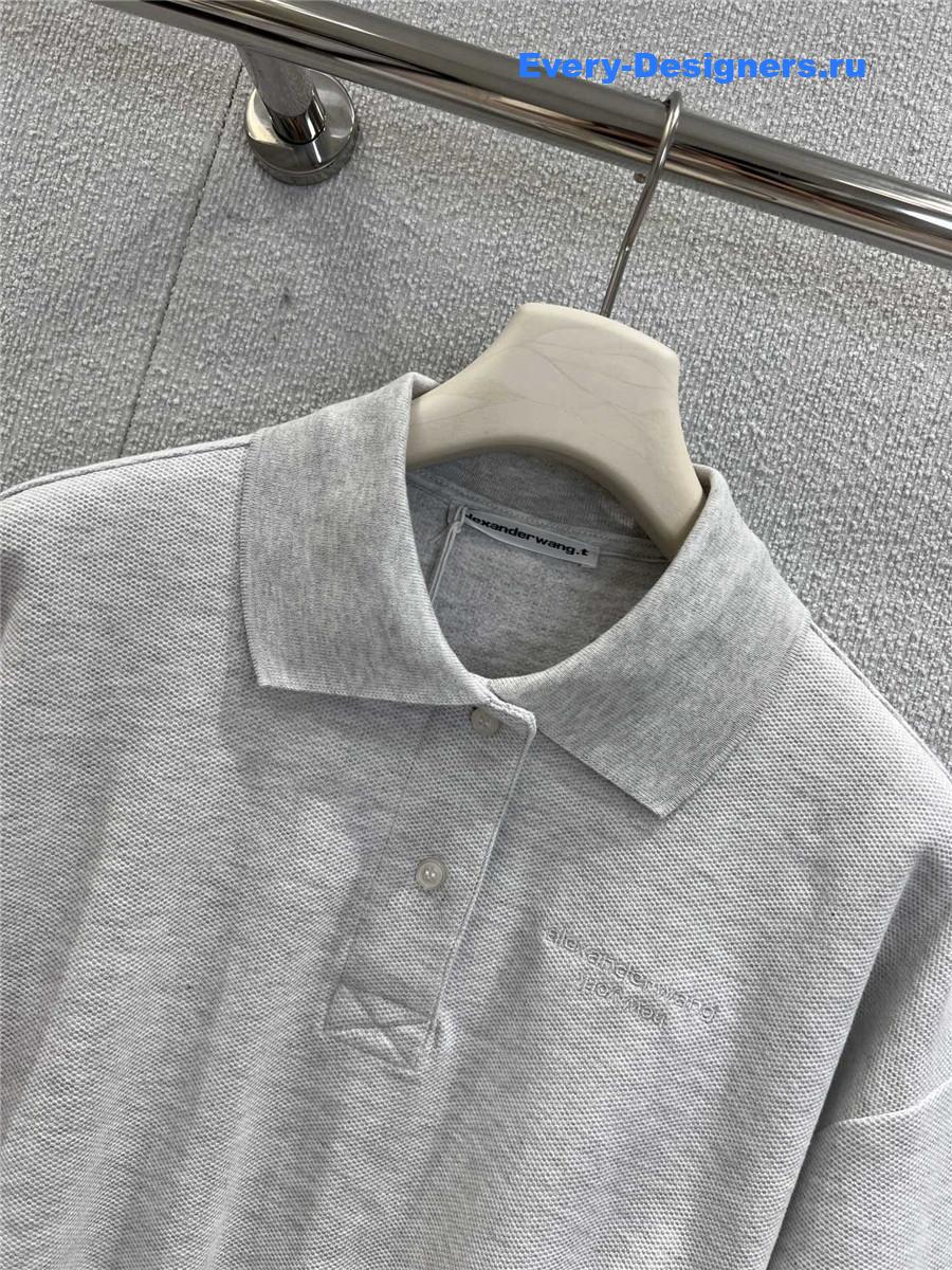 A1exa*der wang gray piqué set