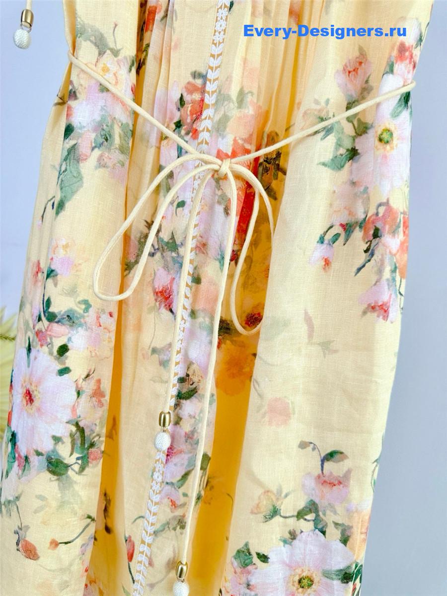 Zimme Yellow Everley Dress