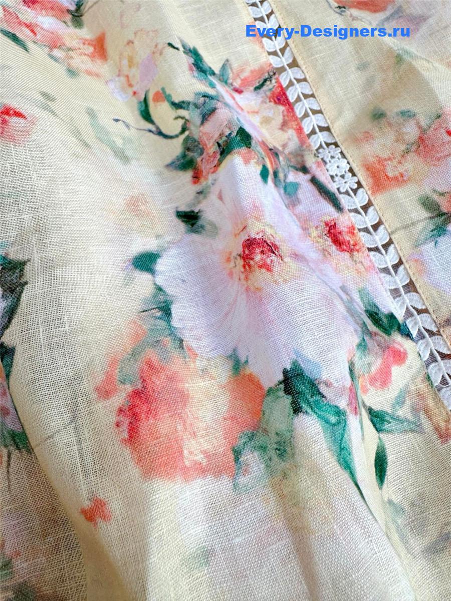 Zimme Yellow Everley Dress