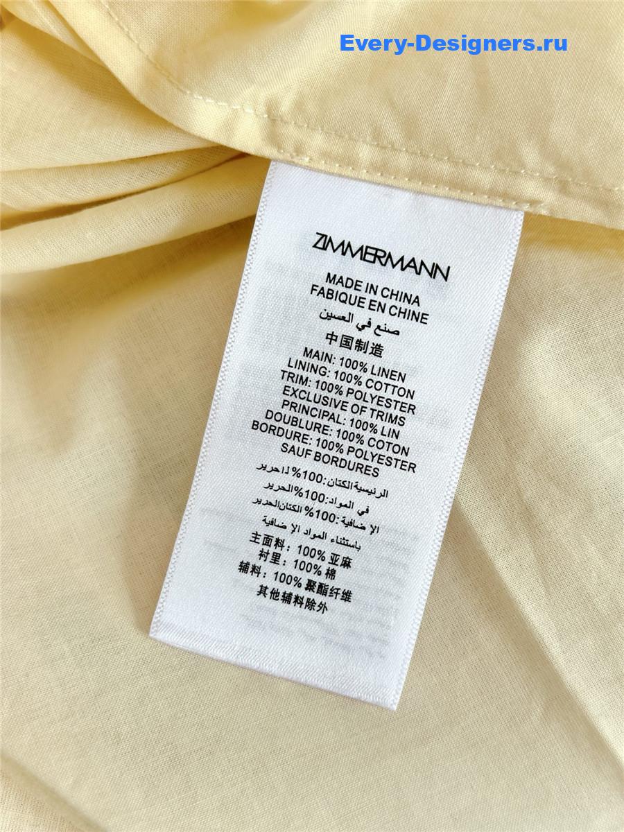 Zimme Yellow Everley Dress