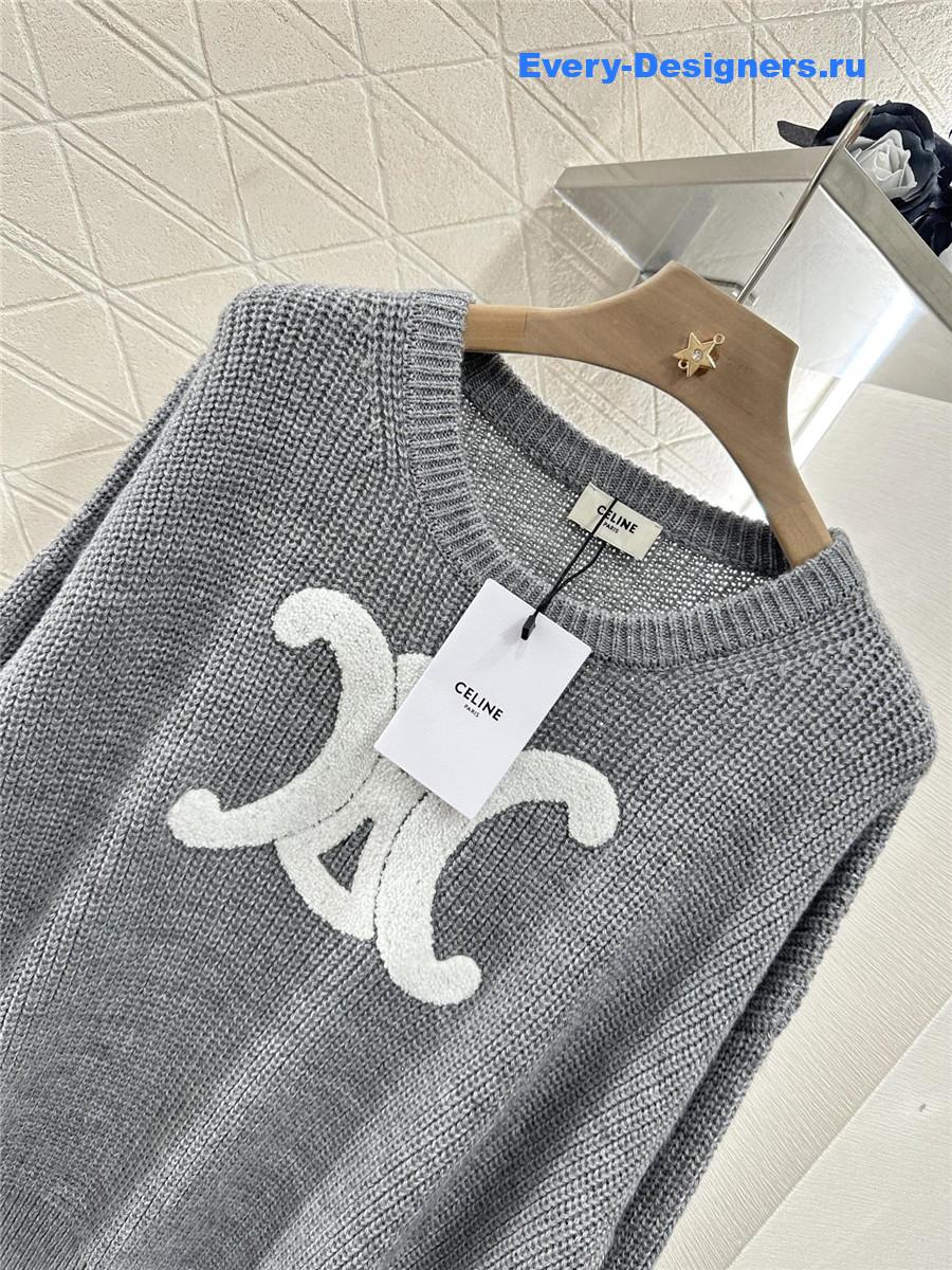 Ce1i*e triomphe gray sweater