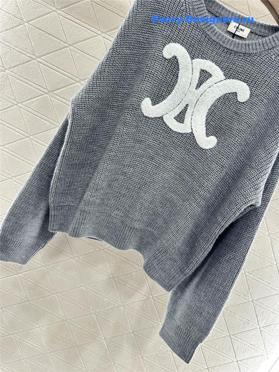 Ce1i*e triomphe gray sweater