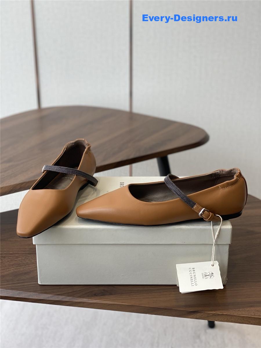 BC Brown Mary Jane Flats