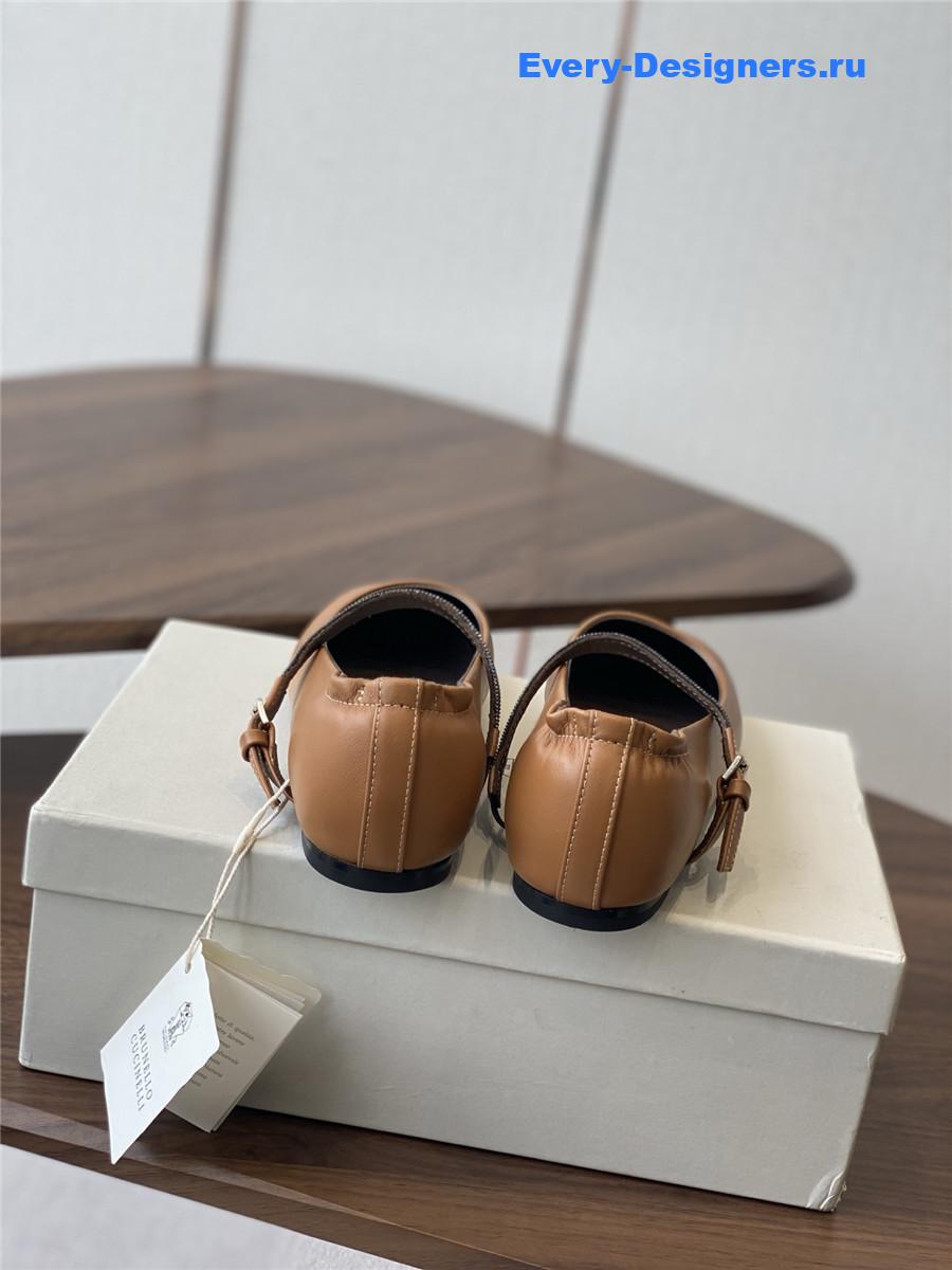 BC Brown Mary Jane Flats