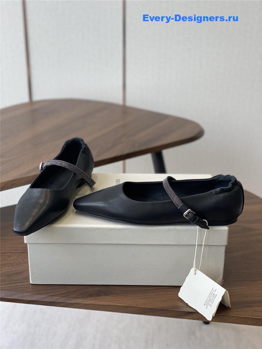 BC Black Mary Jane Flats