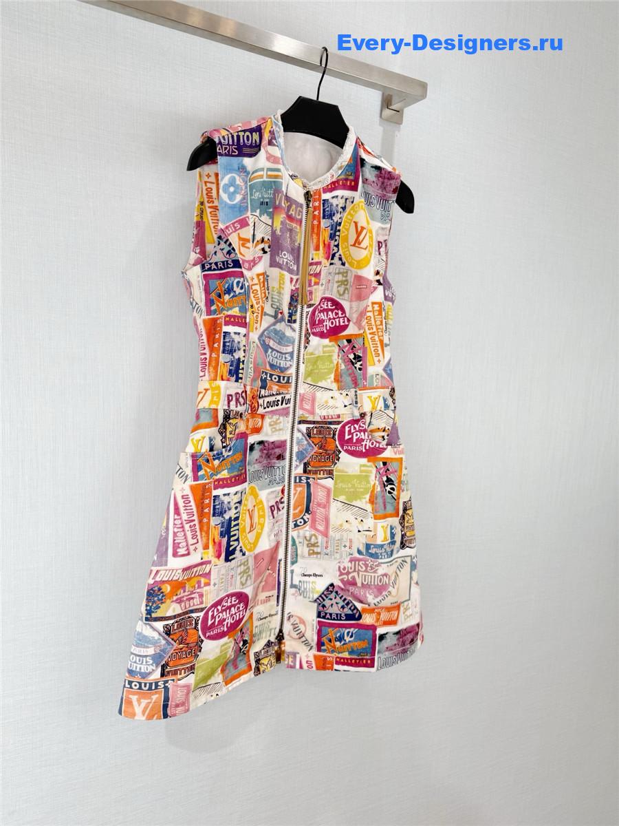 l0vis Vvtt0n travel patch dress