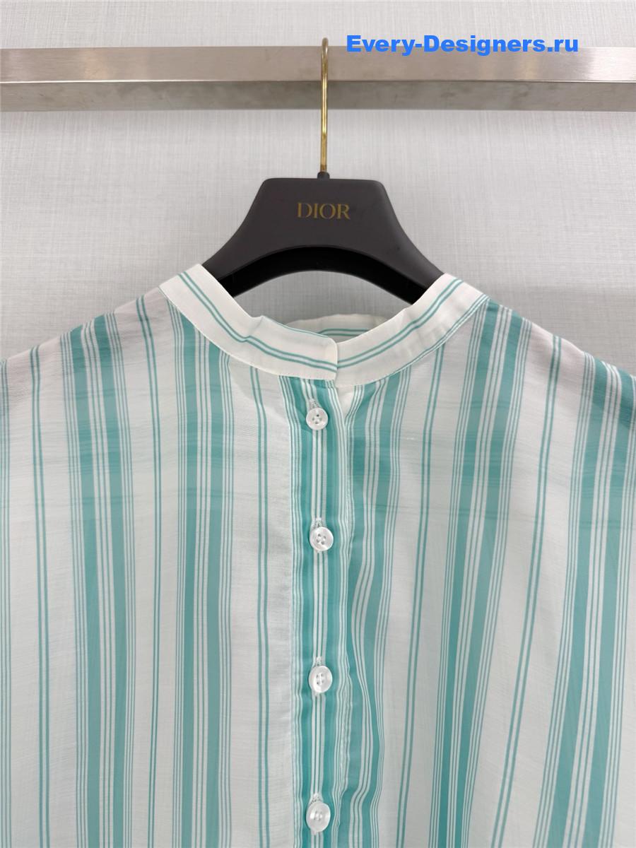 D10r D10riviera striped blouse