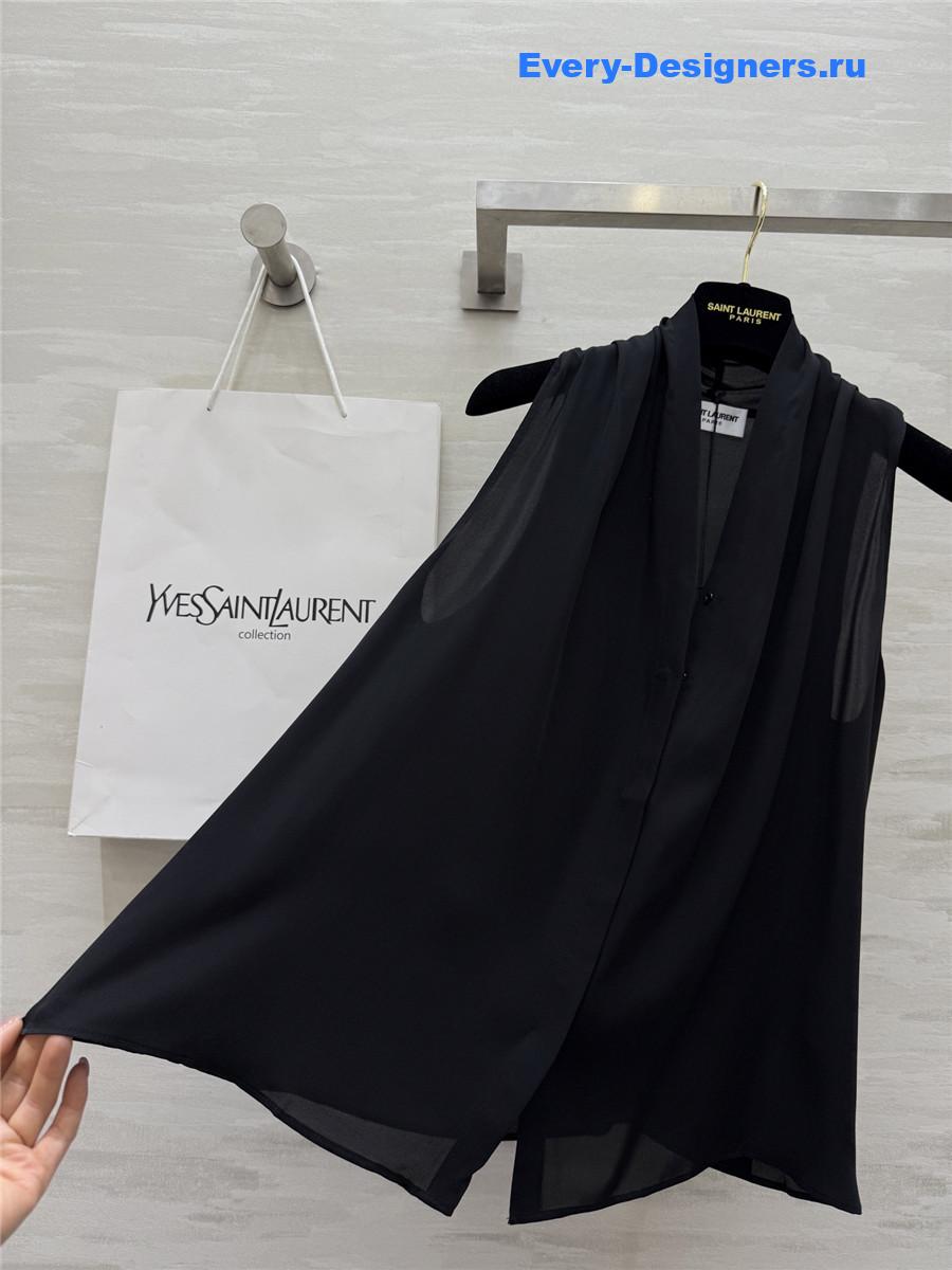 Sa1nt Lau*nt silk vest