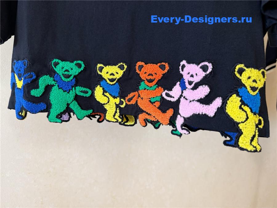 L0ew* black cropped t-shirt