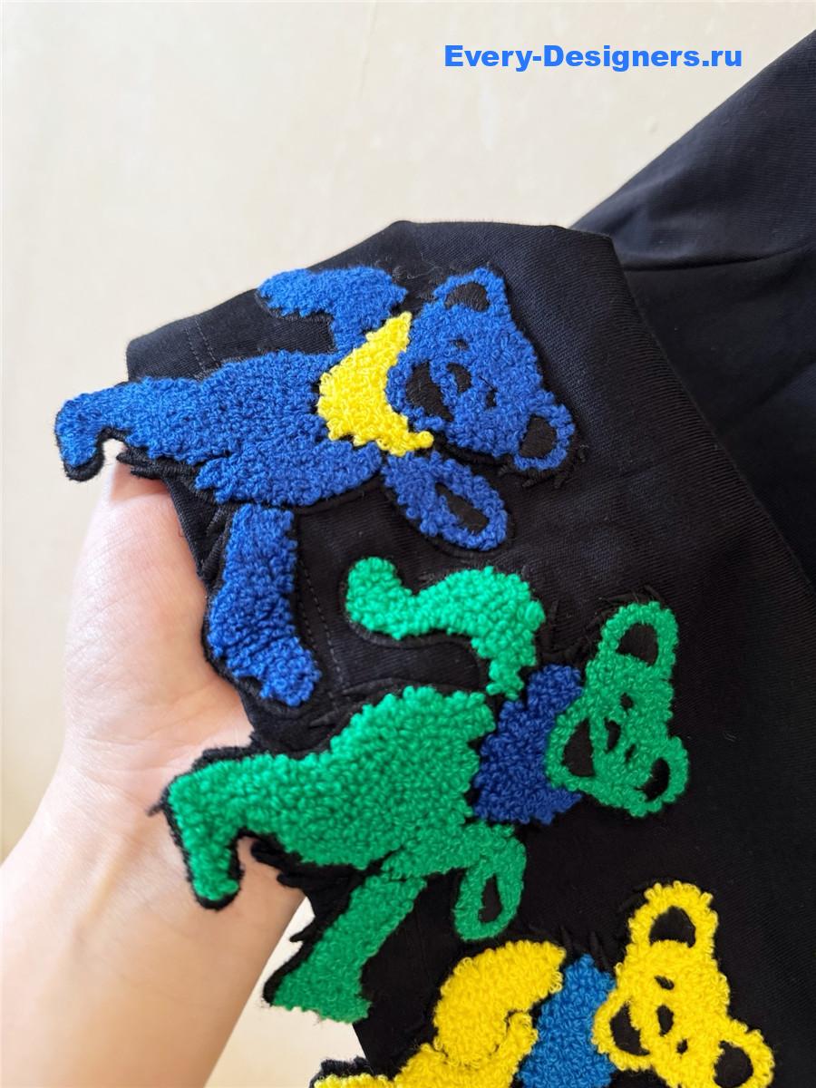 L0ew* black cropped t-shirt