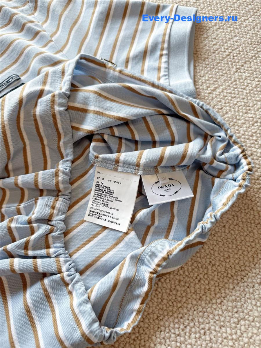 Pra*a fil-a-fil cotton shirt