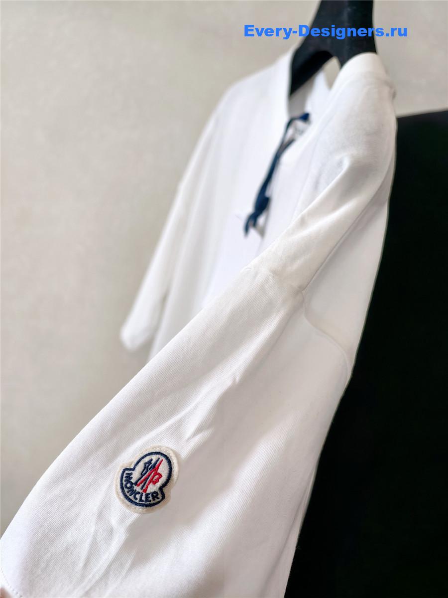 Moncler Embroidered Varsity Logo Tee