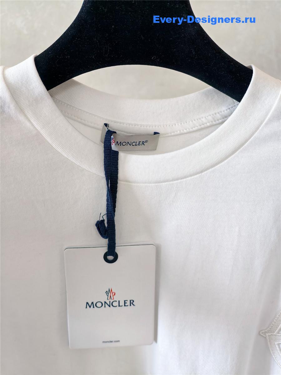 Moncler Embroidered Varsity Logo Tee