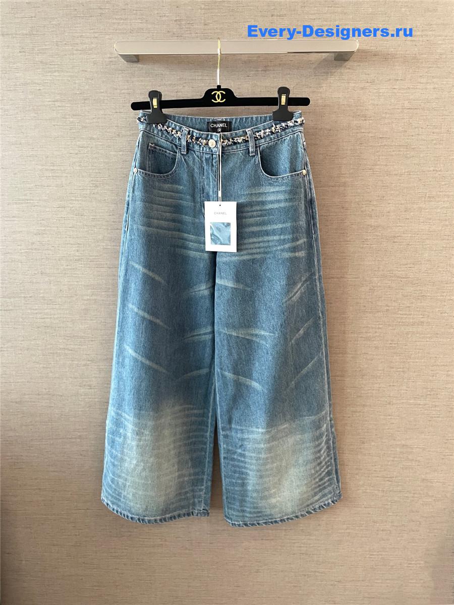 Ch**el coco beach light blue jeans