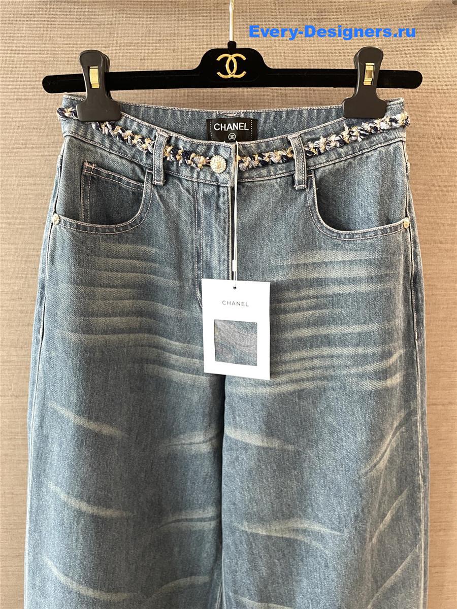 Ch**el coco beach light blue jeans