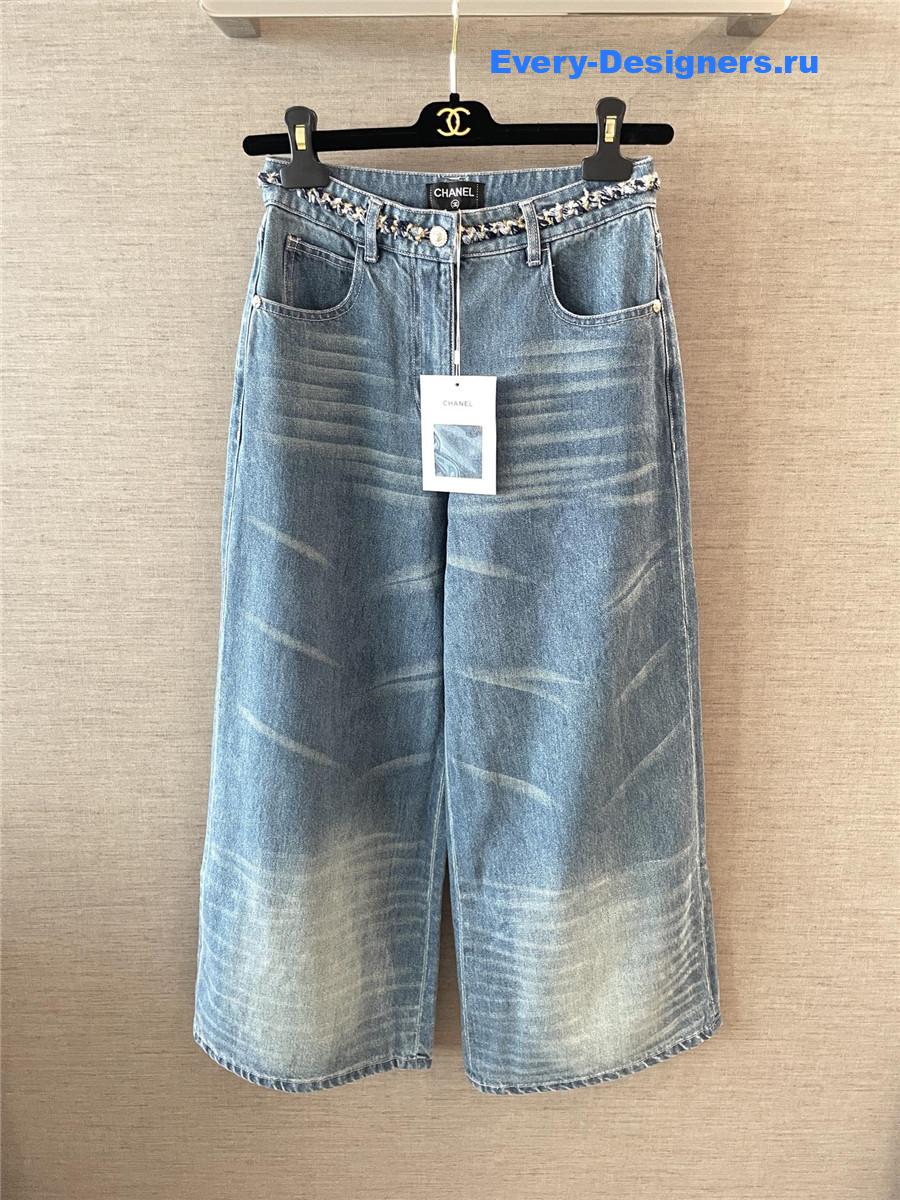 Ch**el coco beach light blue jeans