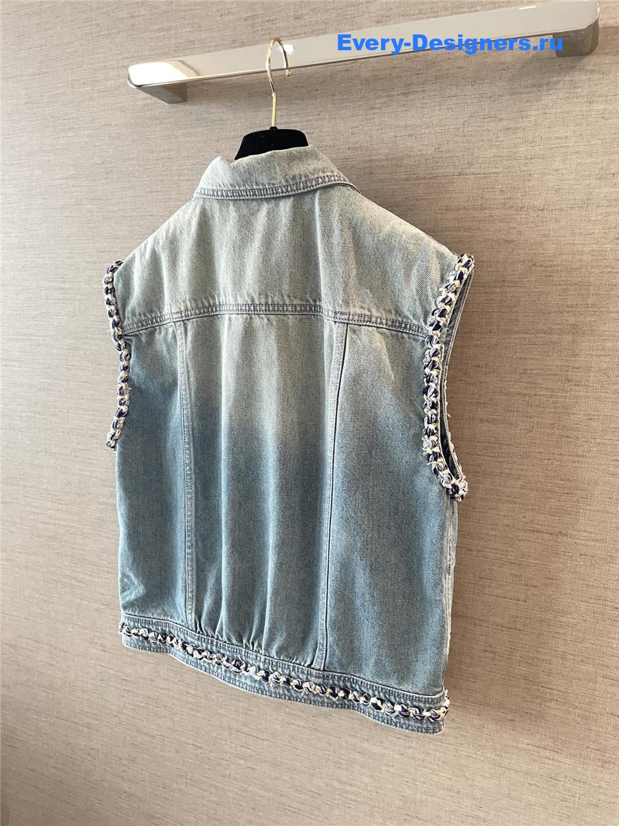 Ch**el coco beach denim vest
