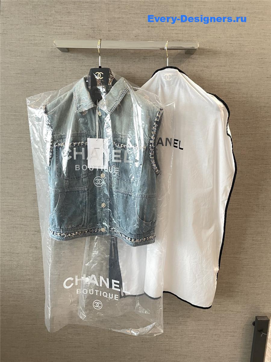 Ch**el coco beach denim vest