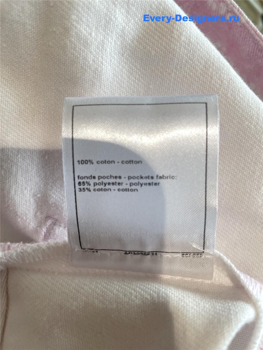 Ch**el coco beach pink denim shorts