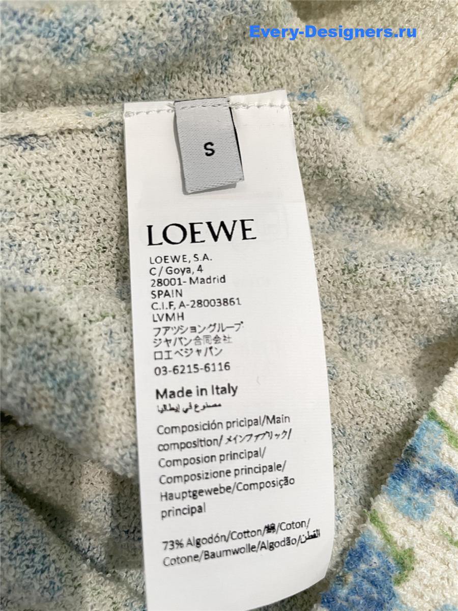 L0ew* floral knit tee