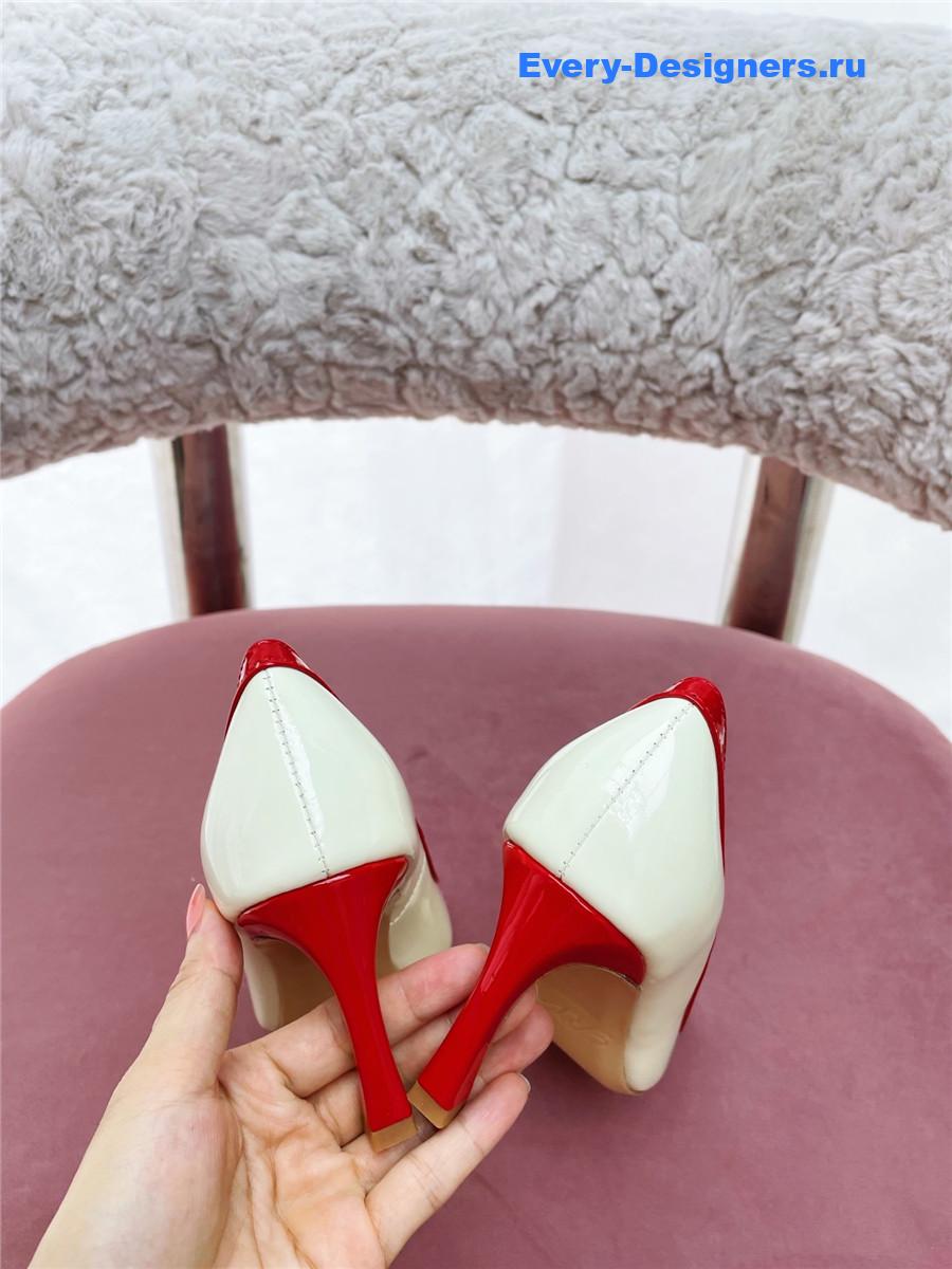 Roger Vivier 45mm White Belle Vivier Pumps