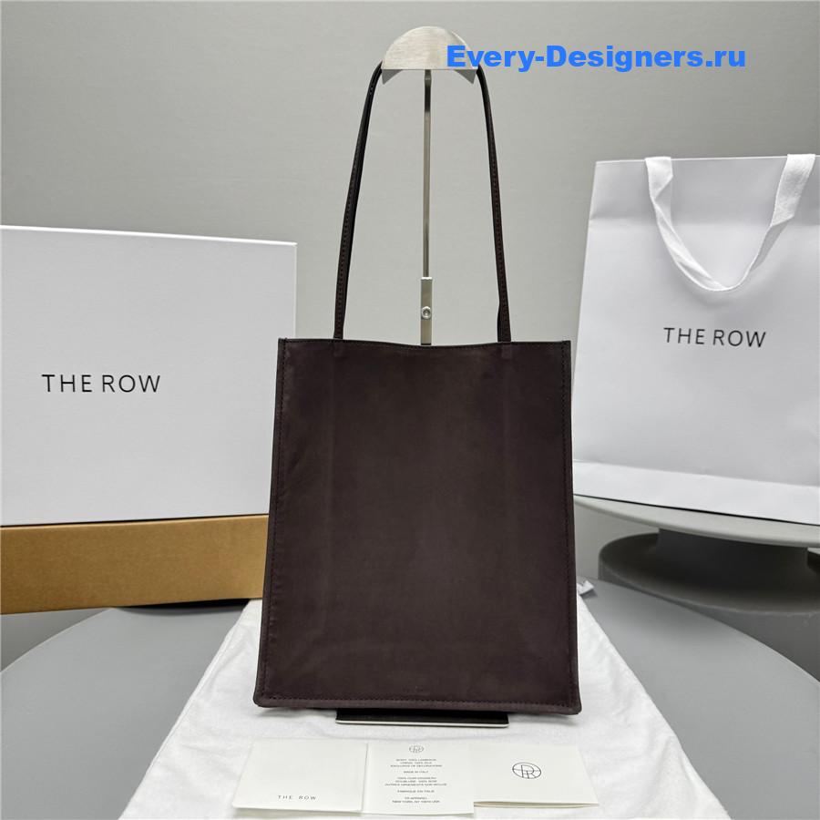 The R0w brown small to go tote