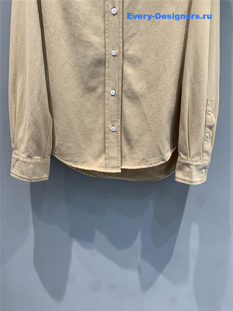 Miu Miu Logo Poplin Shirt