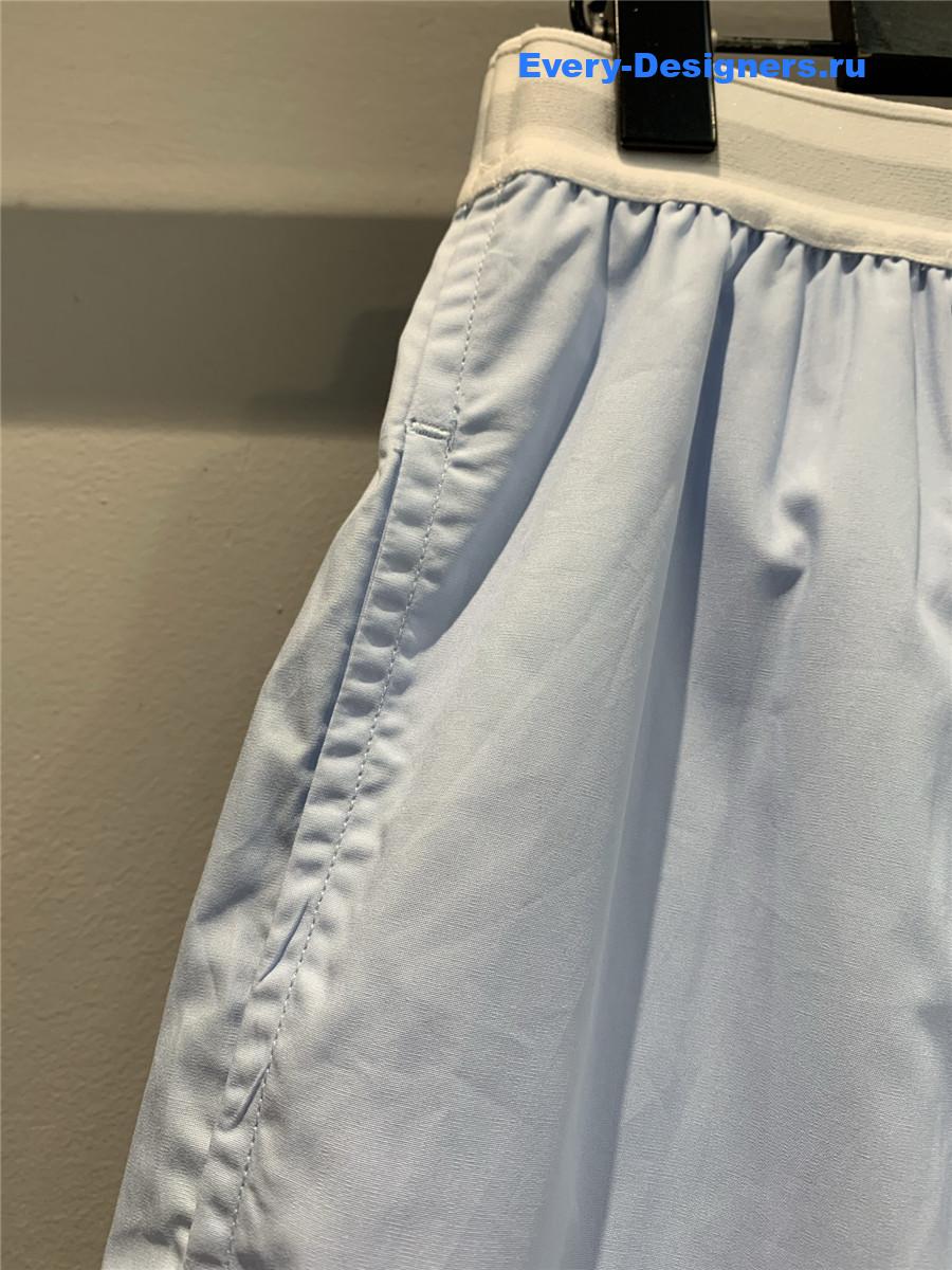 A1exa*der wang light blue cotton shorts