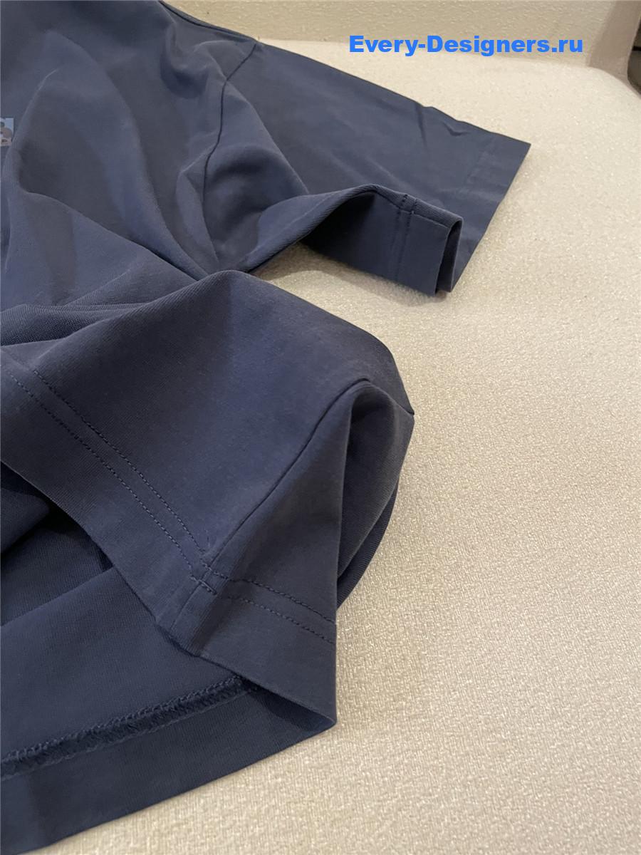 A1exa*der wang navy logo tee