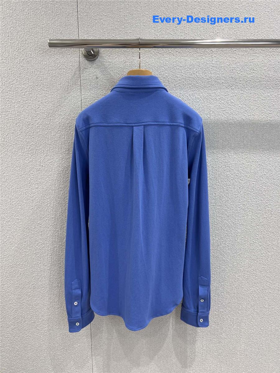 Miu Miu Periwinkle Piqué Shirt