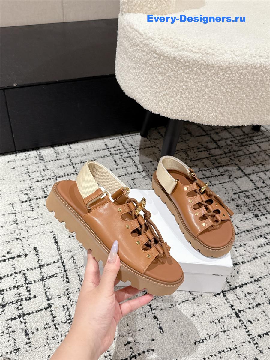 Ce1i*e billie chunky sandals in brown