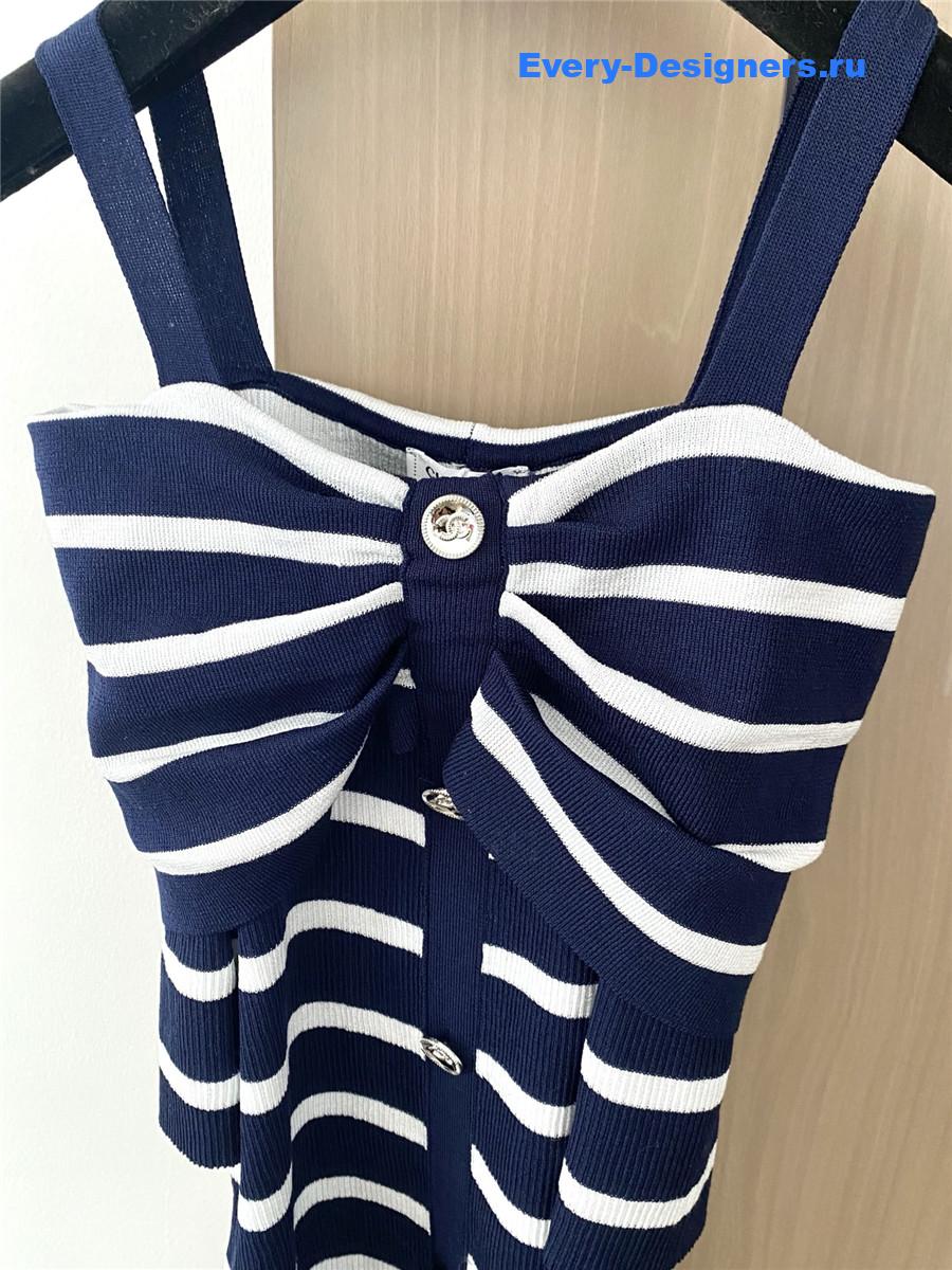 Ch**el strapless off-shoulder top