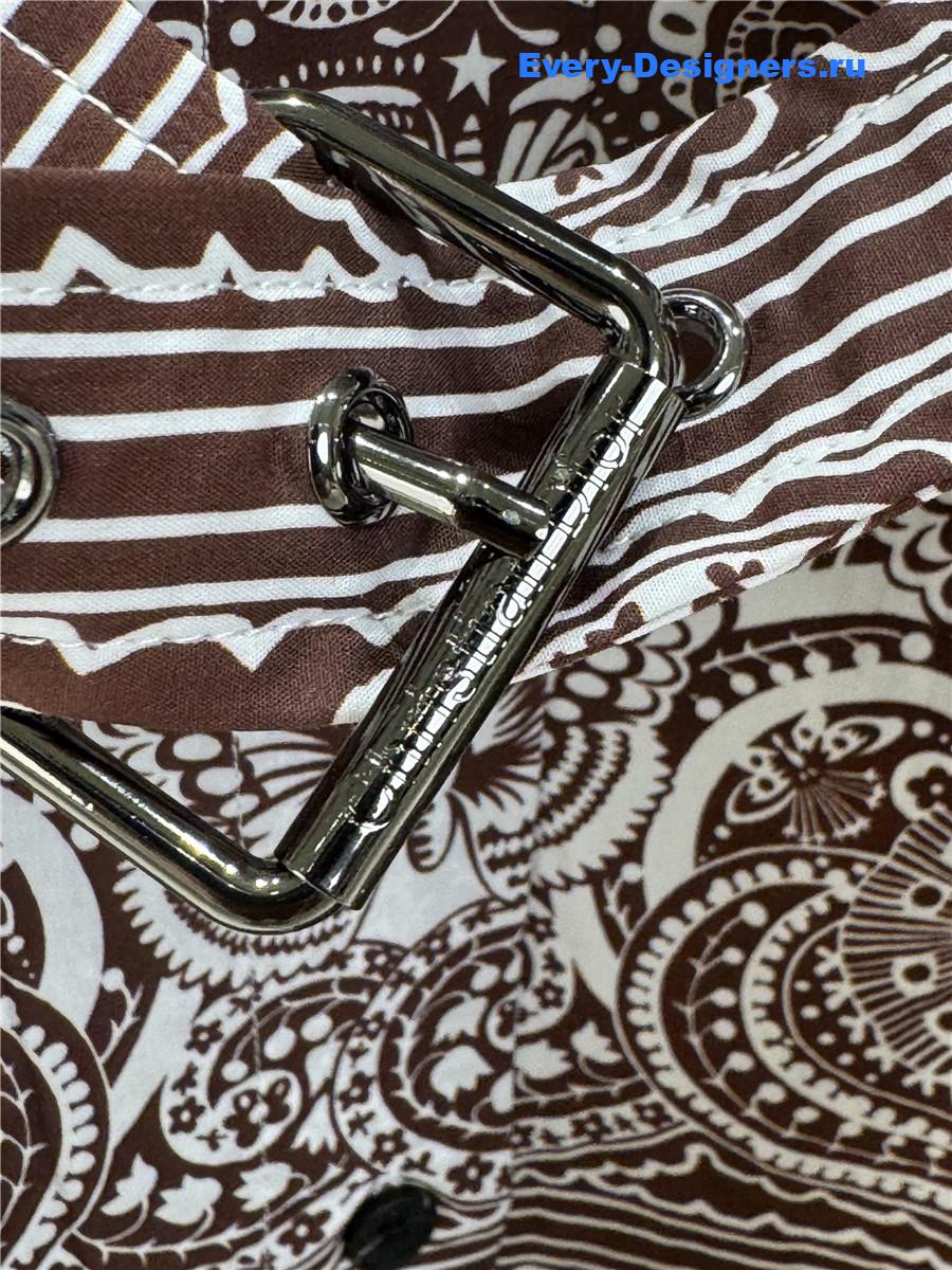 D10r mid-length belted shirtdress