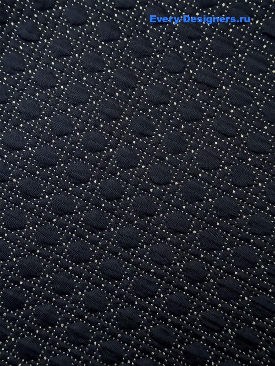 D10r black quilted microcannage dress