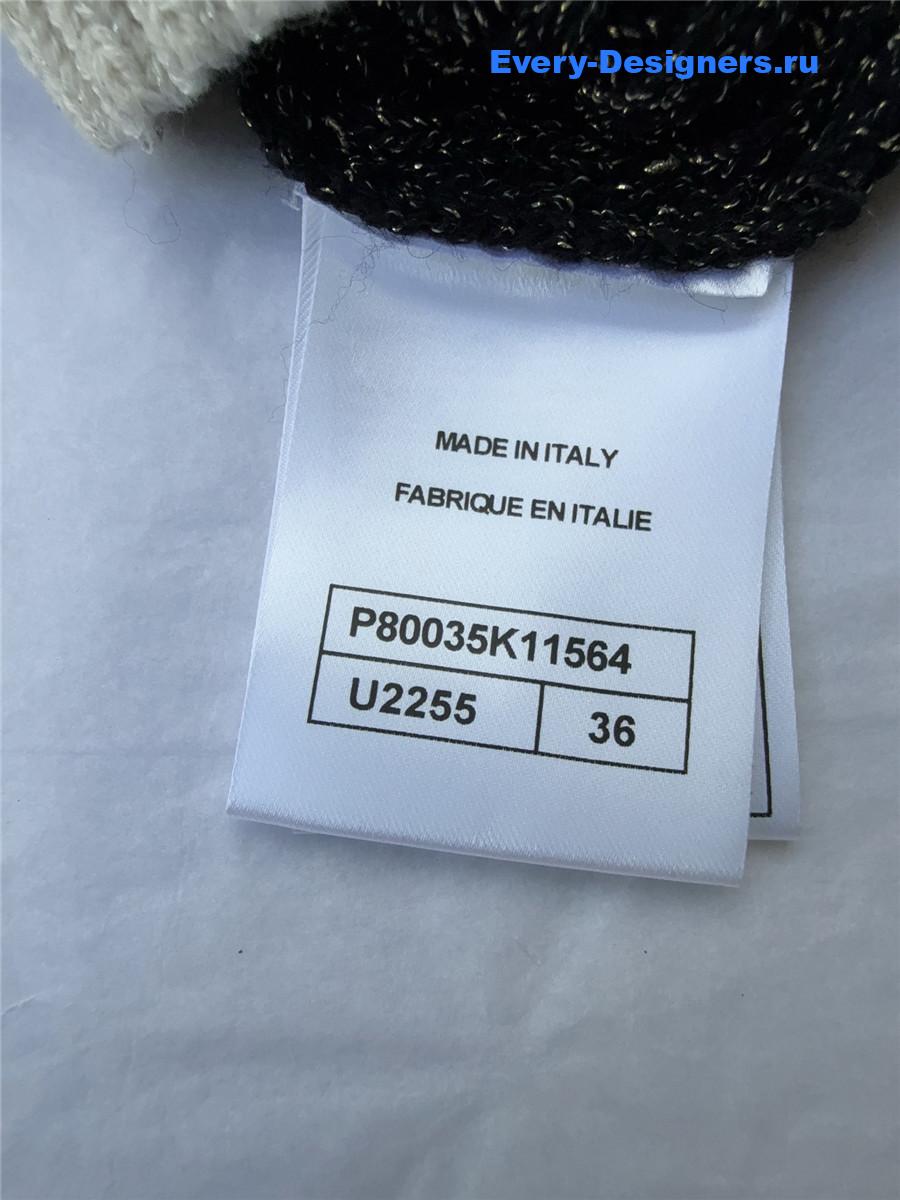 Ch**el floral jacquard knit top