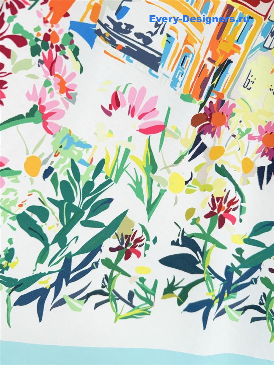 D10r white souvenir flared skirt