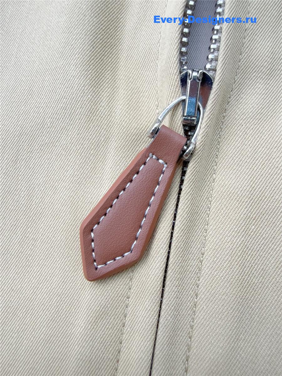 Miu Miu Beige Denim Blouson Jacket