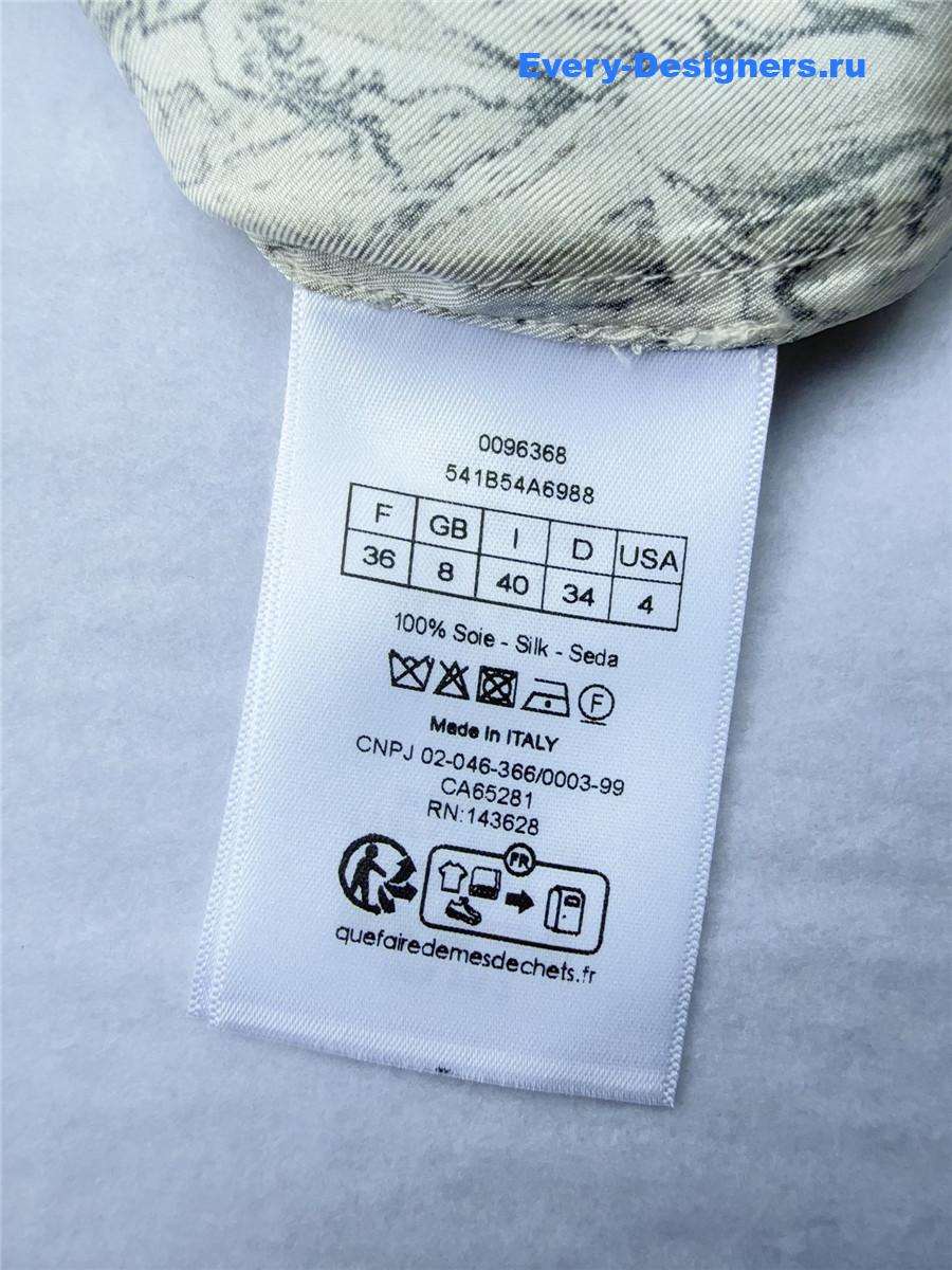 D10r white toile de jouy blouse