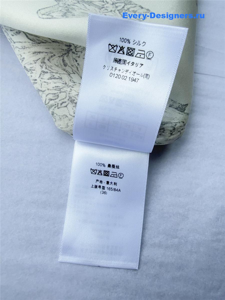 D10r white toile de jouy blouse