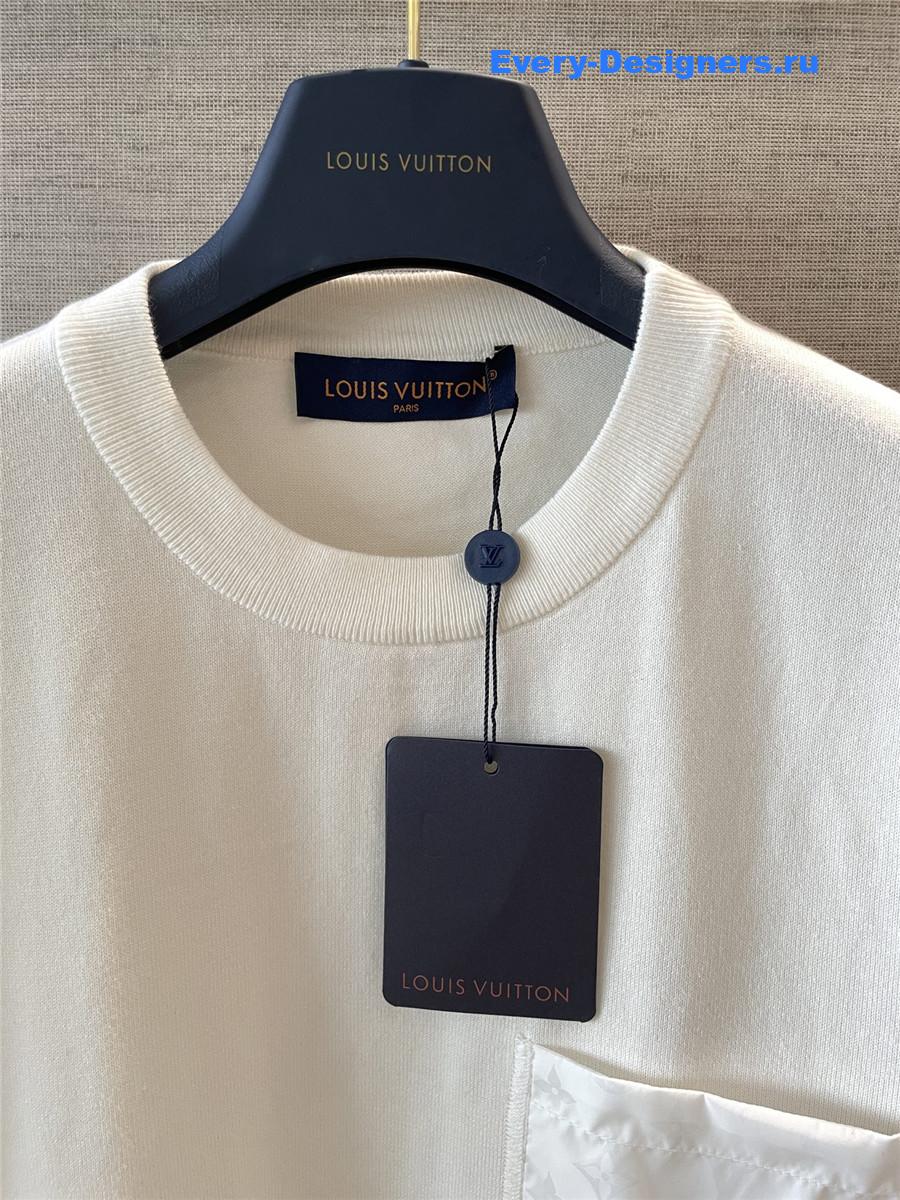 l0vis Vvtt0n white pocket tee