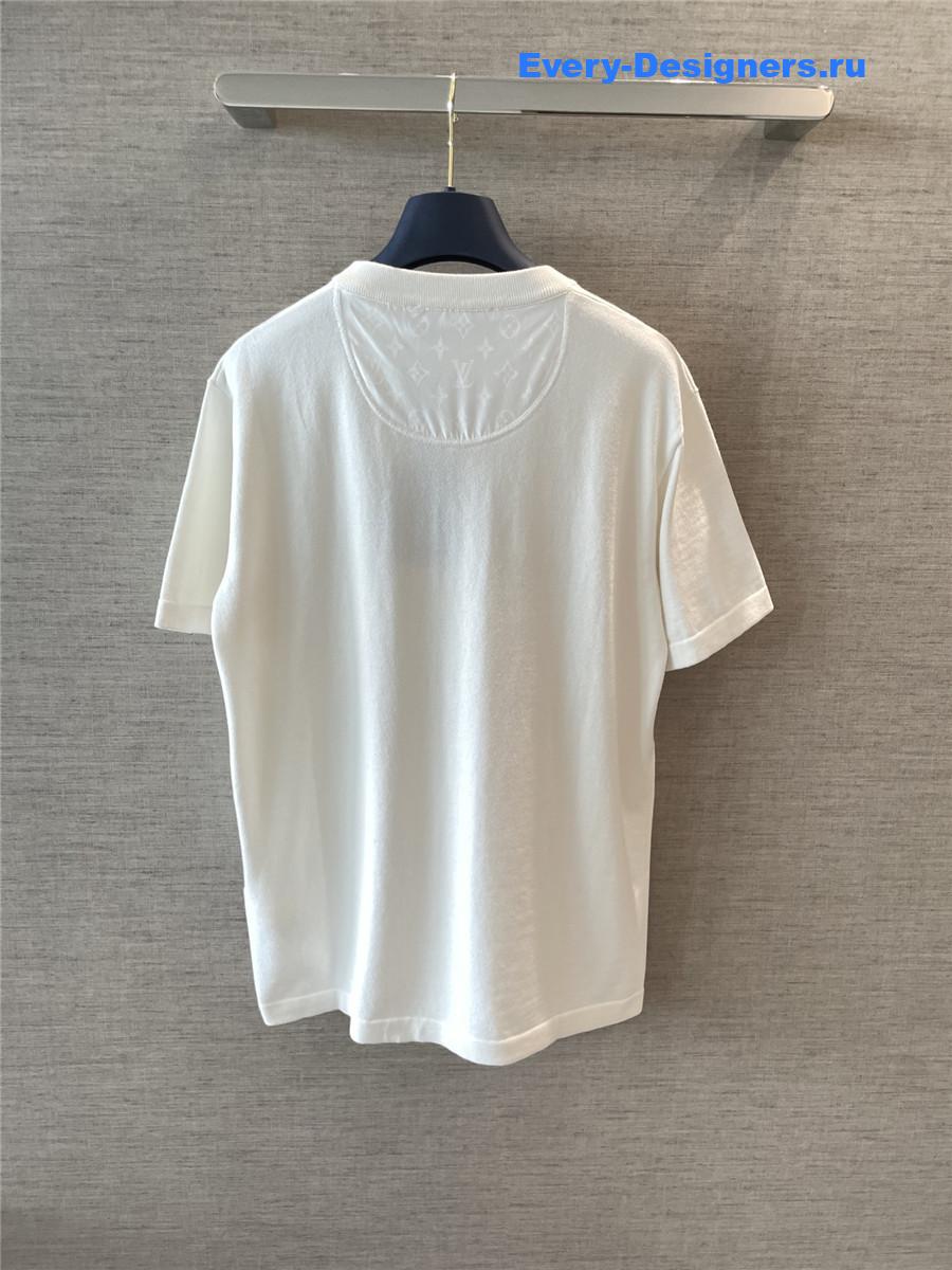 l0vis Vvtt0n white pocket tee