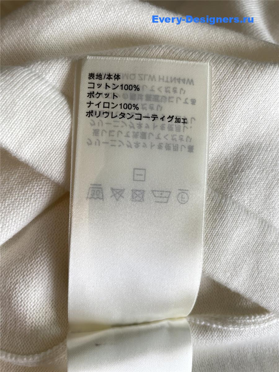 l0vis Vvtt0n white pocket tee