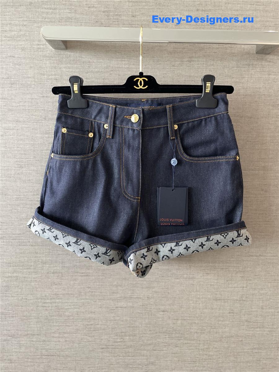l0vis Vvtt0n denim mini shorts