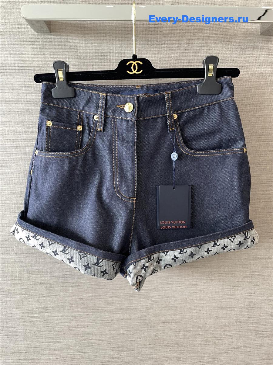 l0vis Vvtt0n denim mini shorts