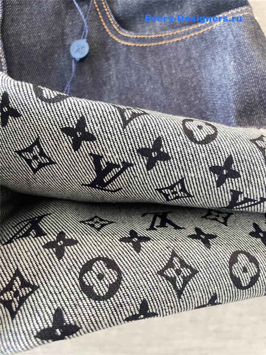 l0vis Vvtt0n denim mini shorts