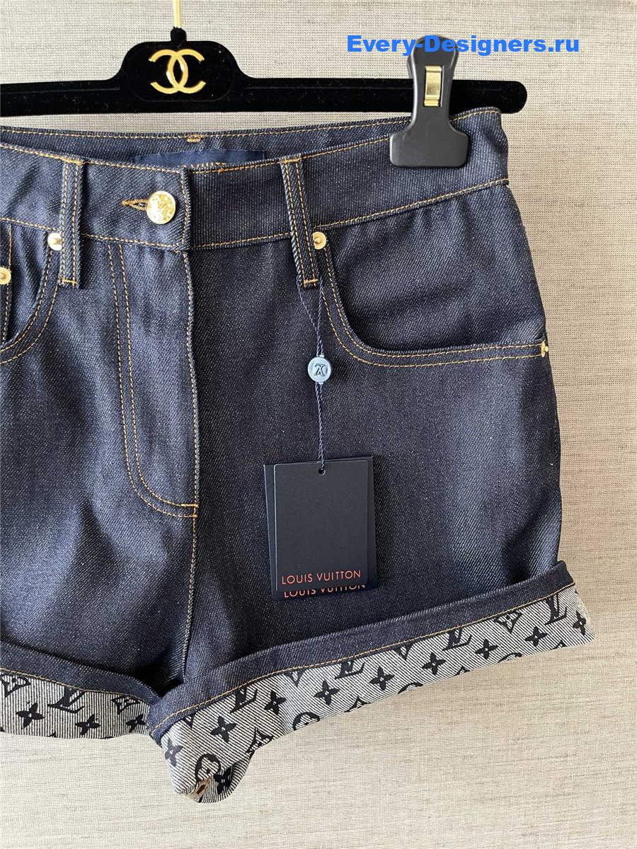 l0vis Vvtt0n denim mini shorts