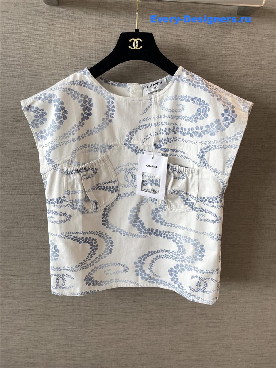 Ch**el coco beach sleeveless top